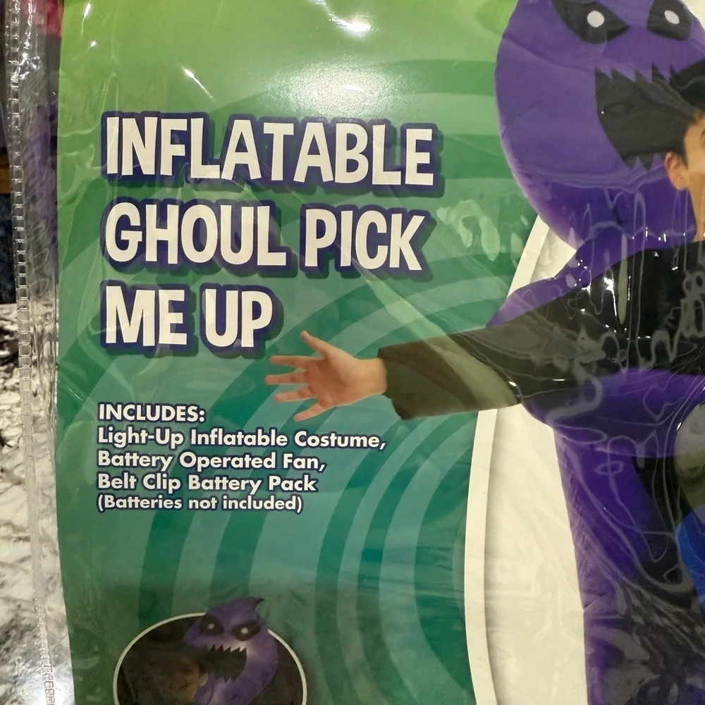 Inflatable Ghoul Pick Me Up Boys Halloween Costume